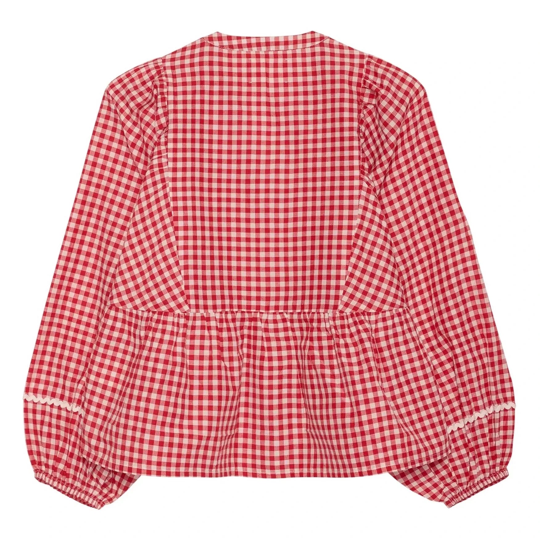 SISSEL EDELBO - Top Carreaux Bobbie | Red