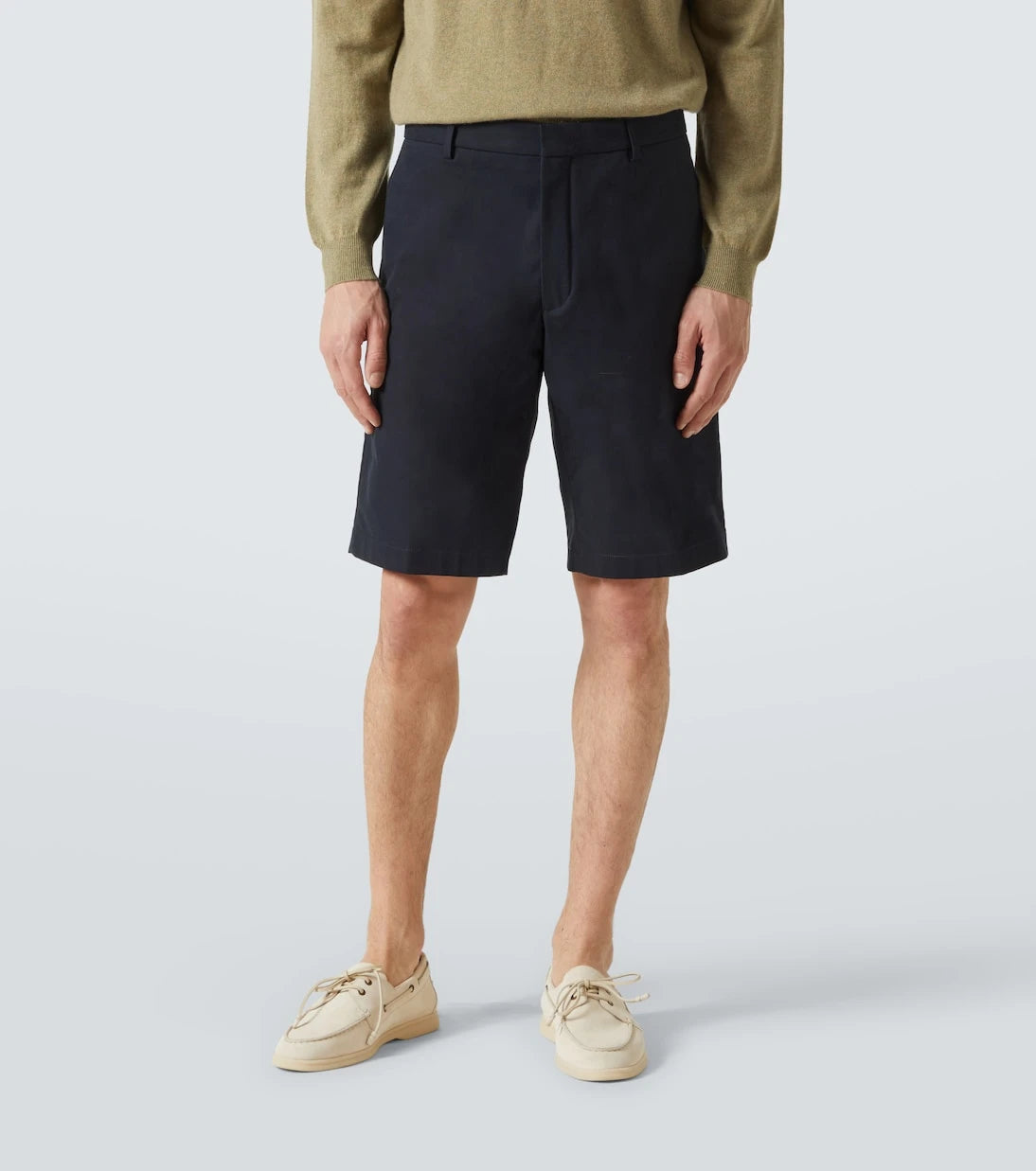 Loro Piana - Jarno cotton-blend Bermuda shorts