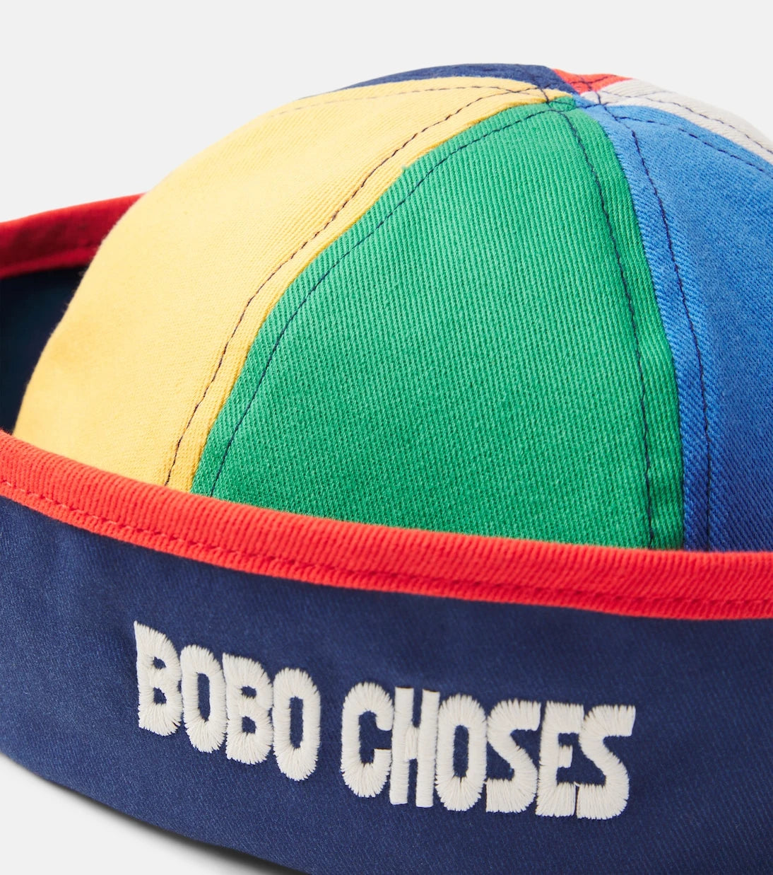 Bobo Choses - Logo colorblock cotton sailor hat