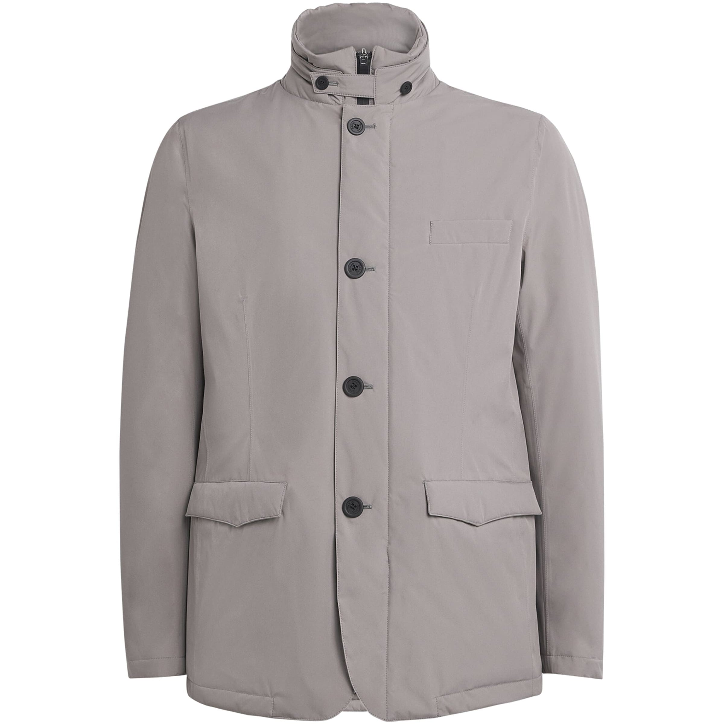 Herno Grey Windstopper Parka