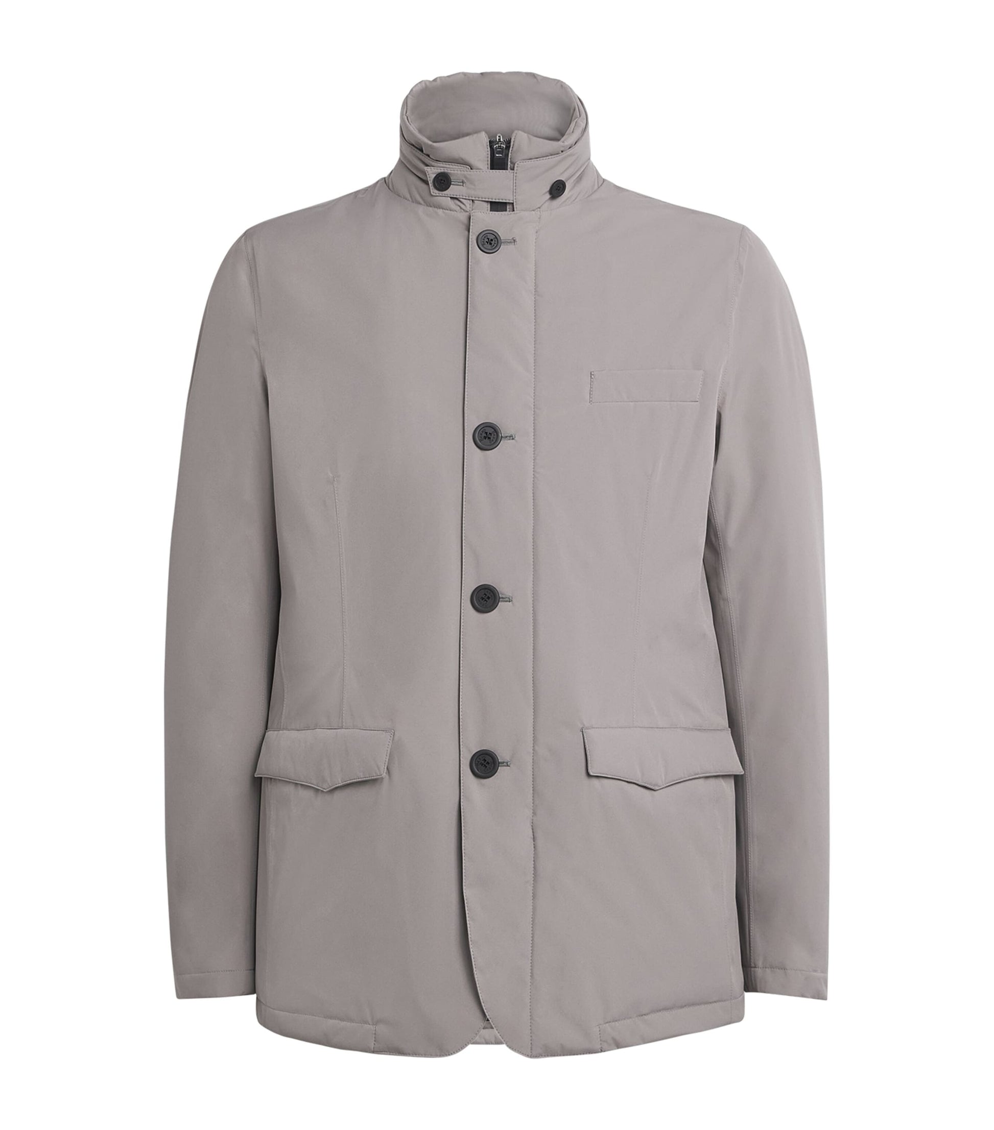 Herno Grey Windstopper Parka