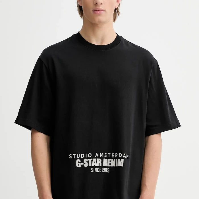 Памучна тениска G-Star Studio ams boxy