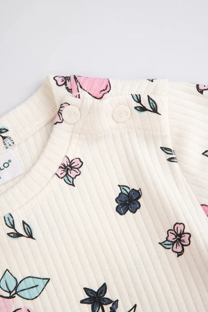 Coccodrillo рокля babydoll от памук
