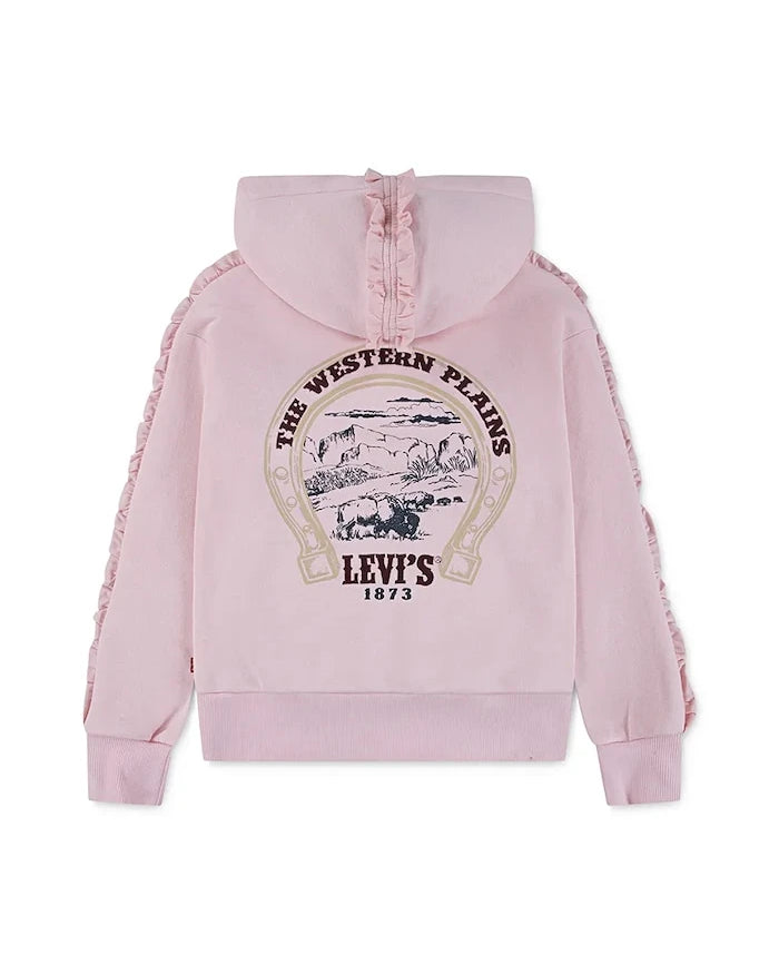 Levi's PULLOVER HOODIE WITH RUFFL Çocuk Sweatshirt