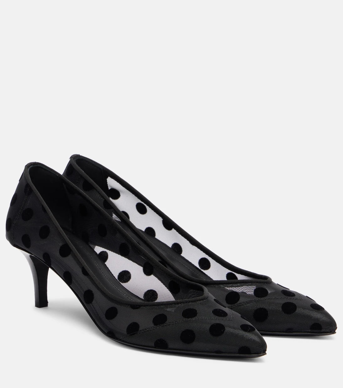 Isabel Marant - Peleo 55 polka-dot mesh pumps