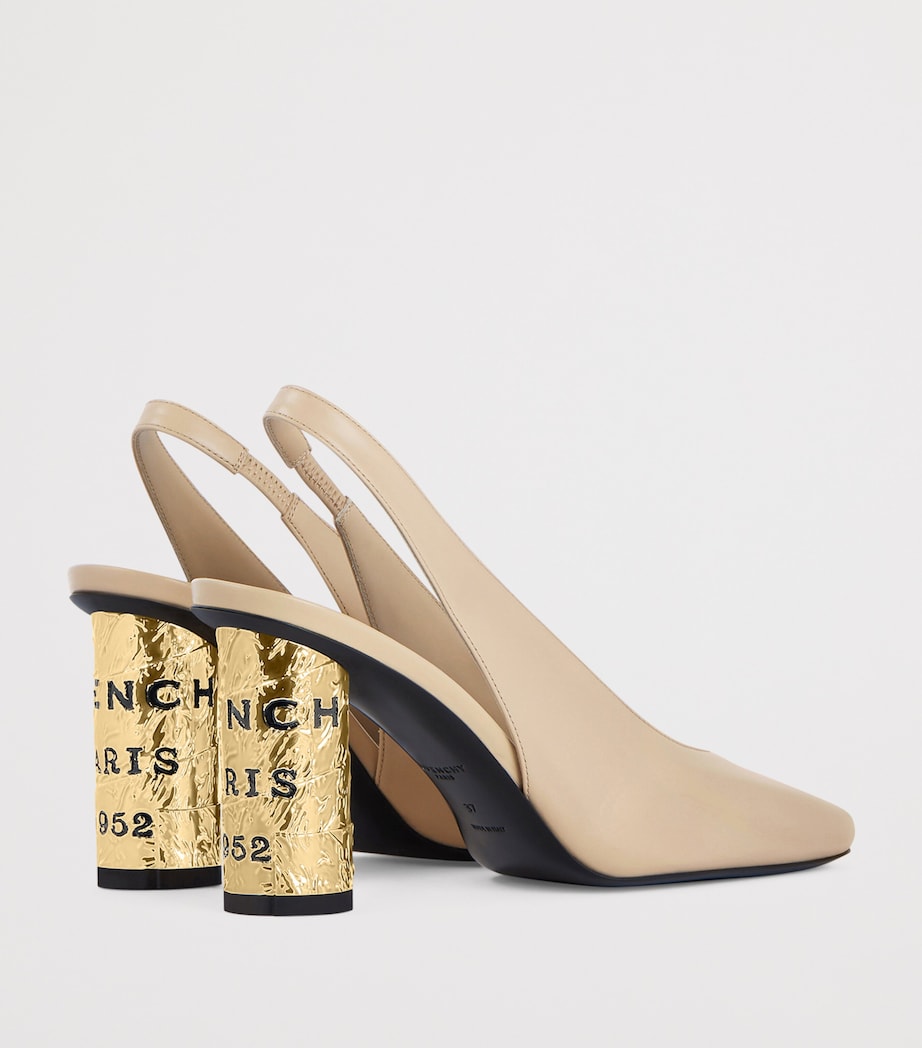 Givenchy Leather Slingback Heels 85