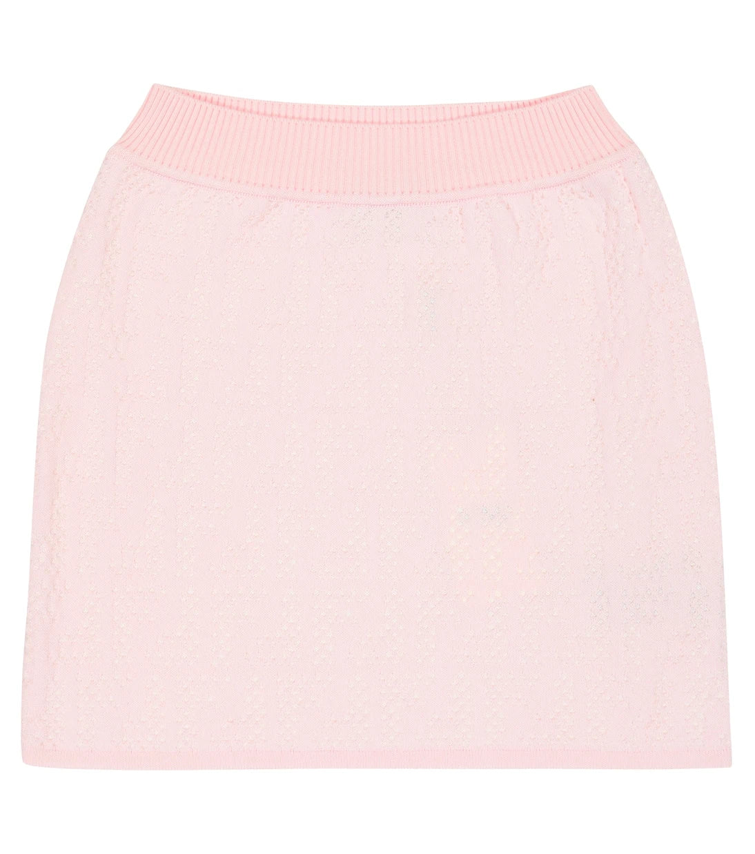 Fendi Kids - Pointelle cotton skirt