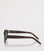 Saint Laurent Brown Acetate Round Sunglasses
