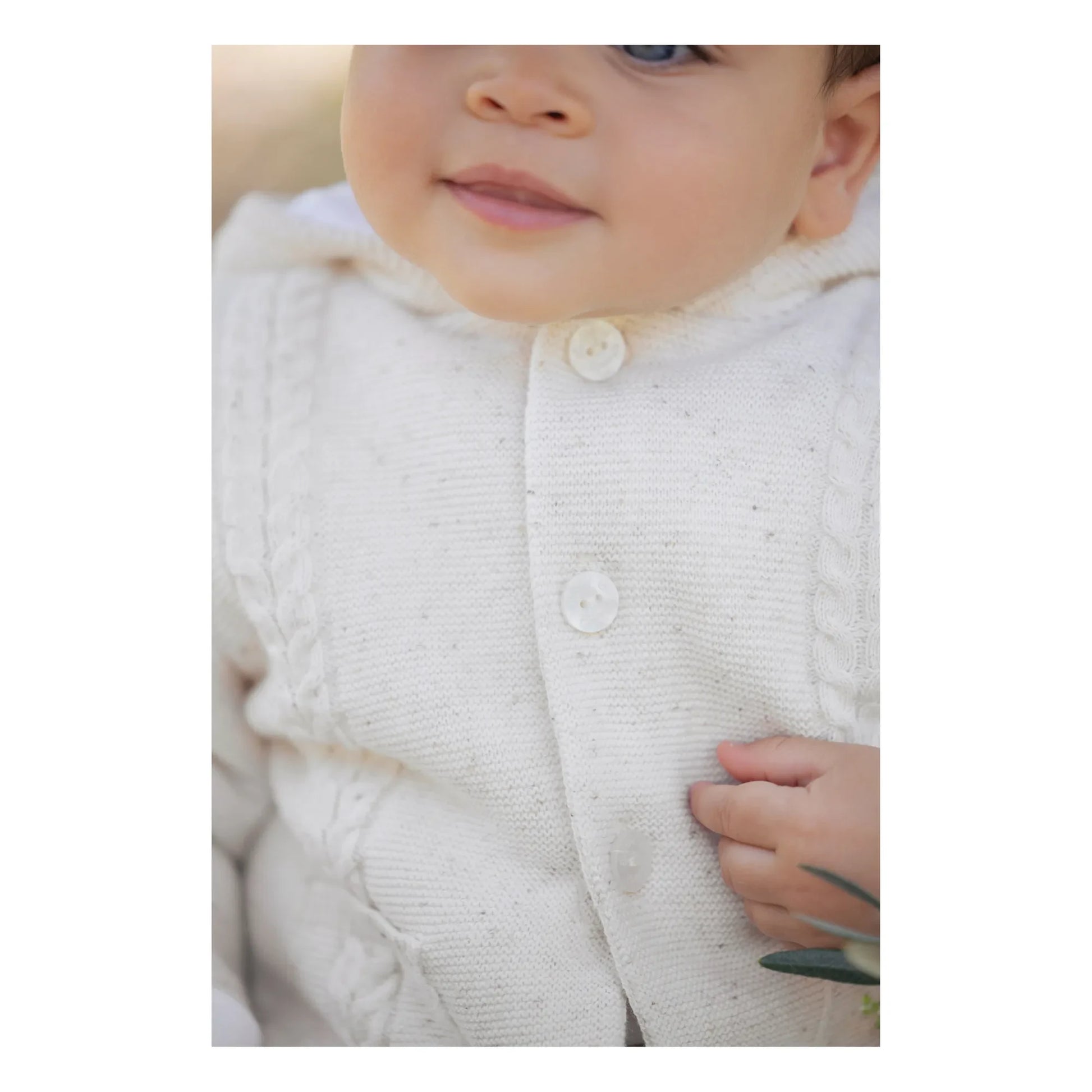 Tartine et Chocolat - Knitted Coat | Ecru