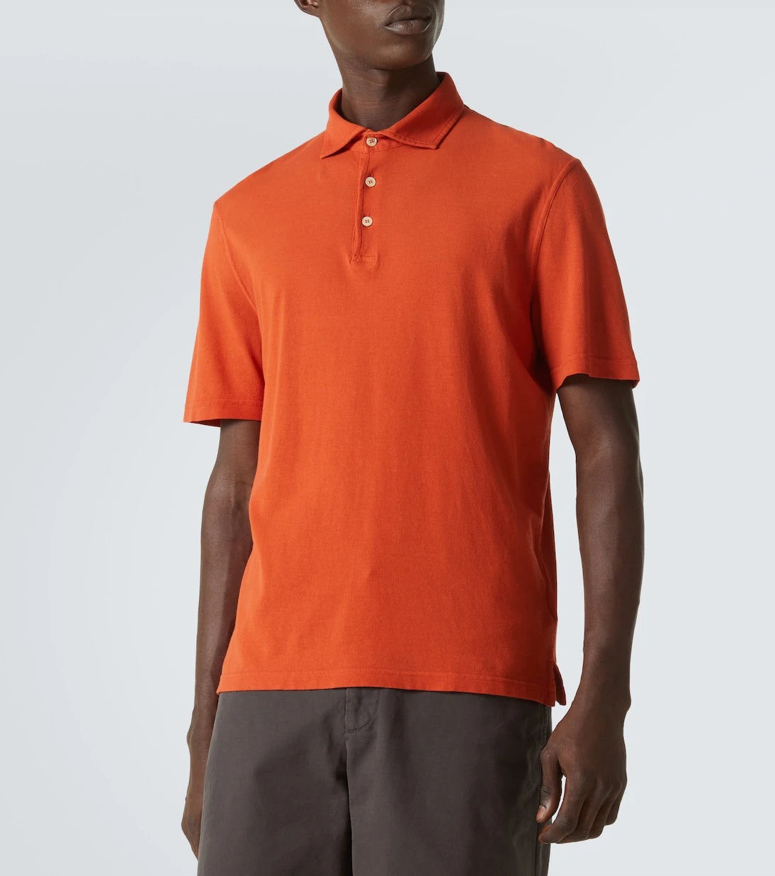 Fedeli - Piqué polo shirt