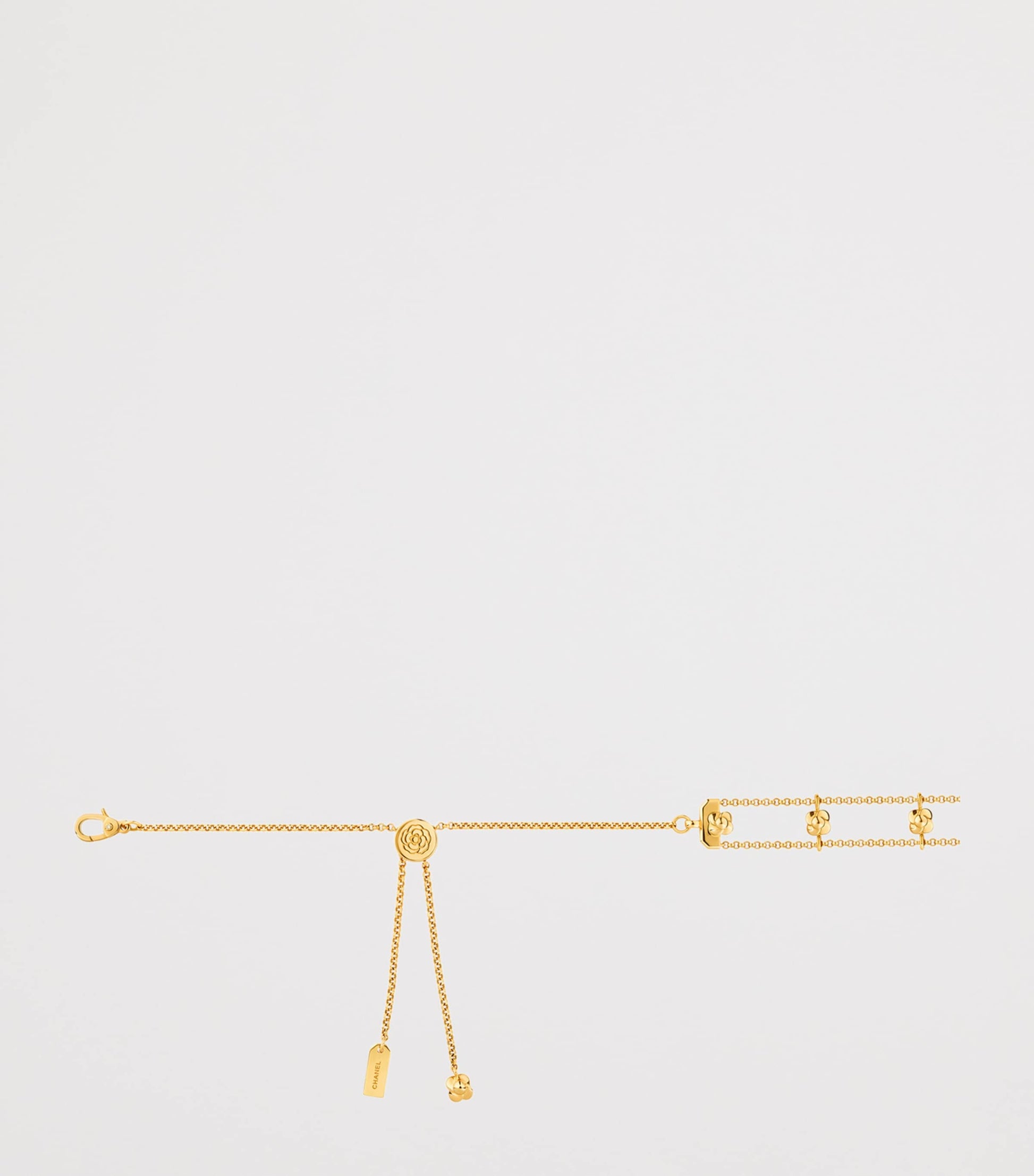 CHANEL Yellow Gold and Diamond Extrait de Camélia Supple Choker