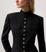 Ralph Lauren Collection Black Wool Grain de Poudre Eliza Jacket