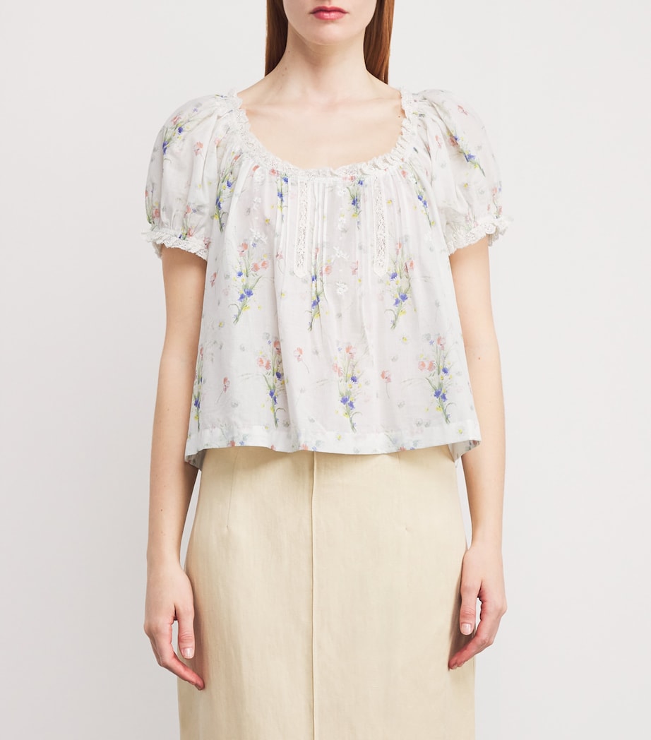 DÔEN White Organic Cotton Frederica Blouse