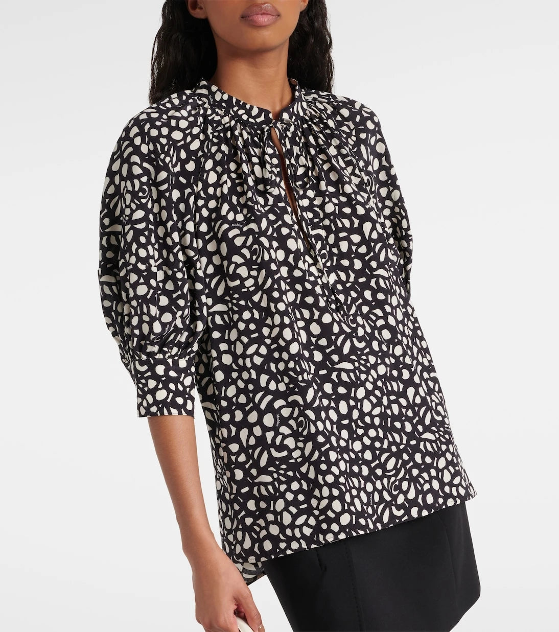 Max Mara - Emy printed silk twill blouse