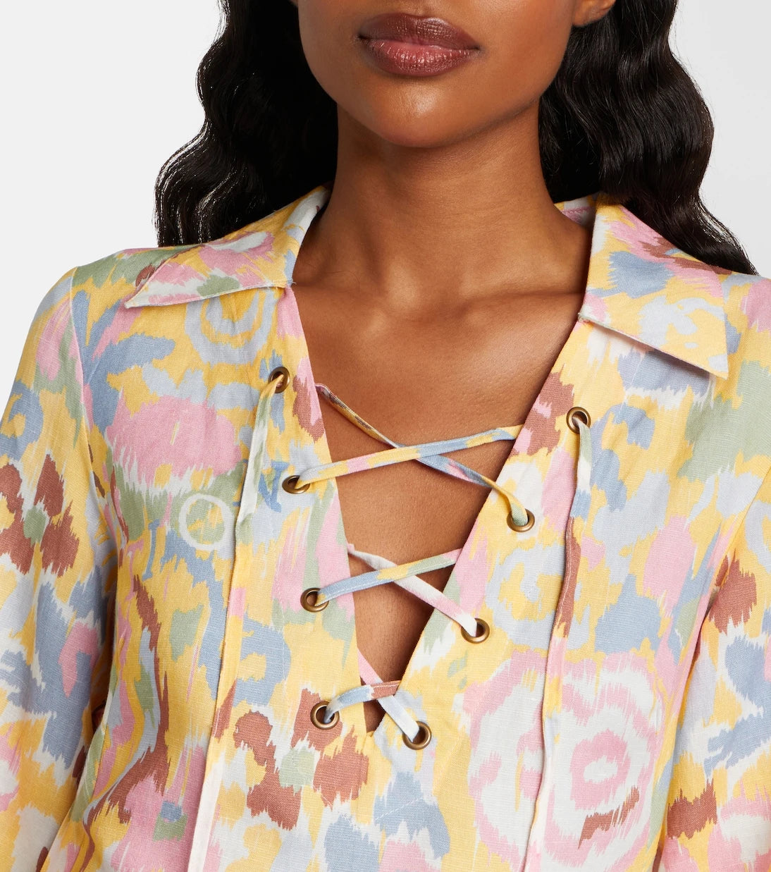 Rixo - Lucien printed minidress