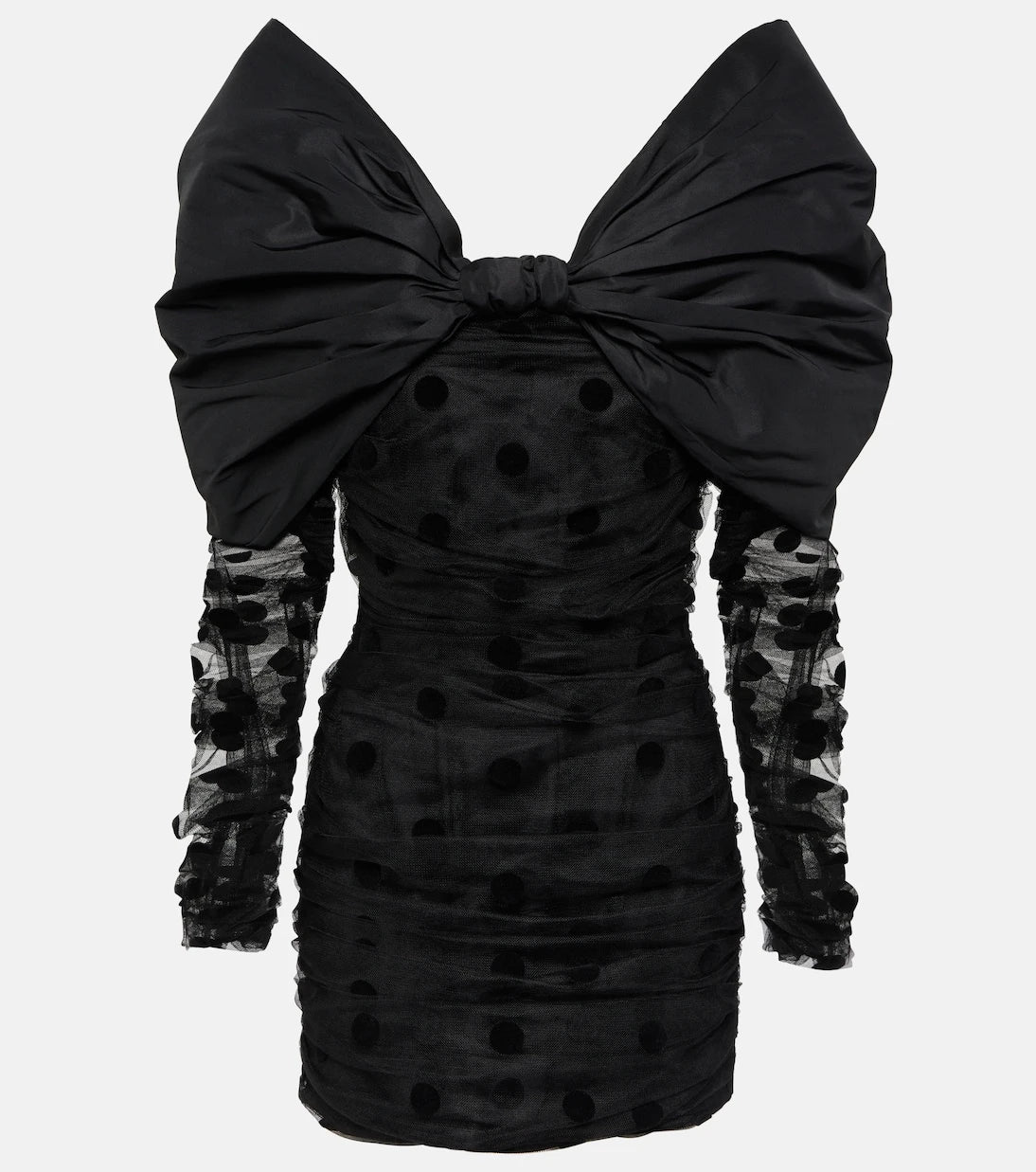 Nina Ricci - Polka-dot tulle minidress