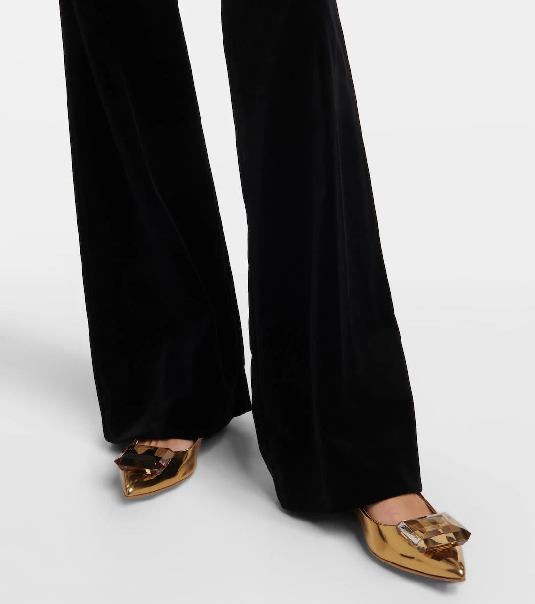 Gianvito Rossi - Jaipur embellished leather ballet flats