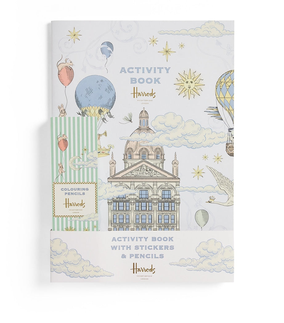 Harrods Activity Book with Stickers & Pencils