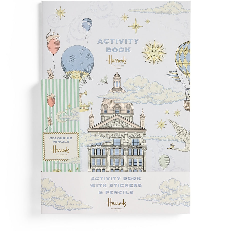 Harrods Activity Book with Stickers & Pencils