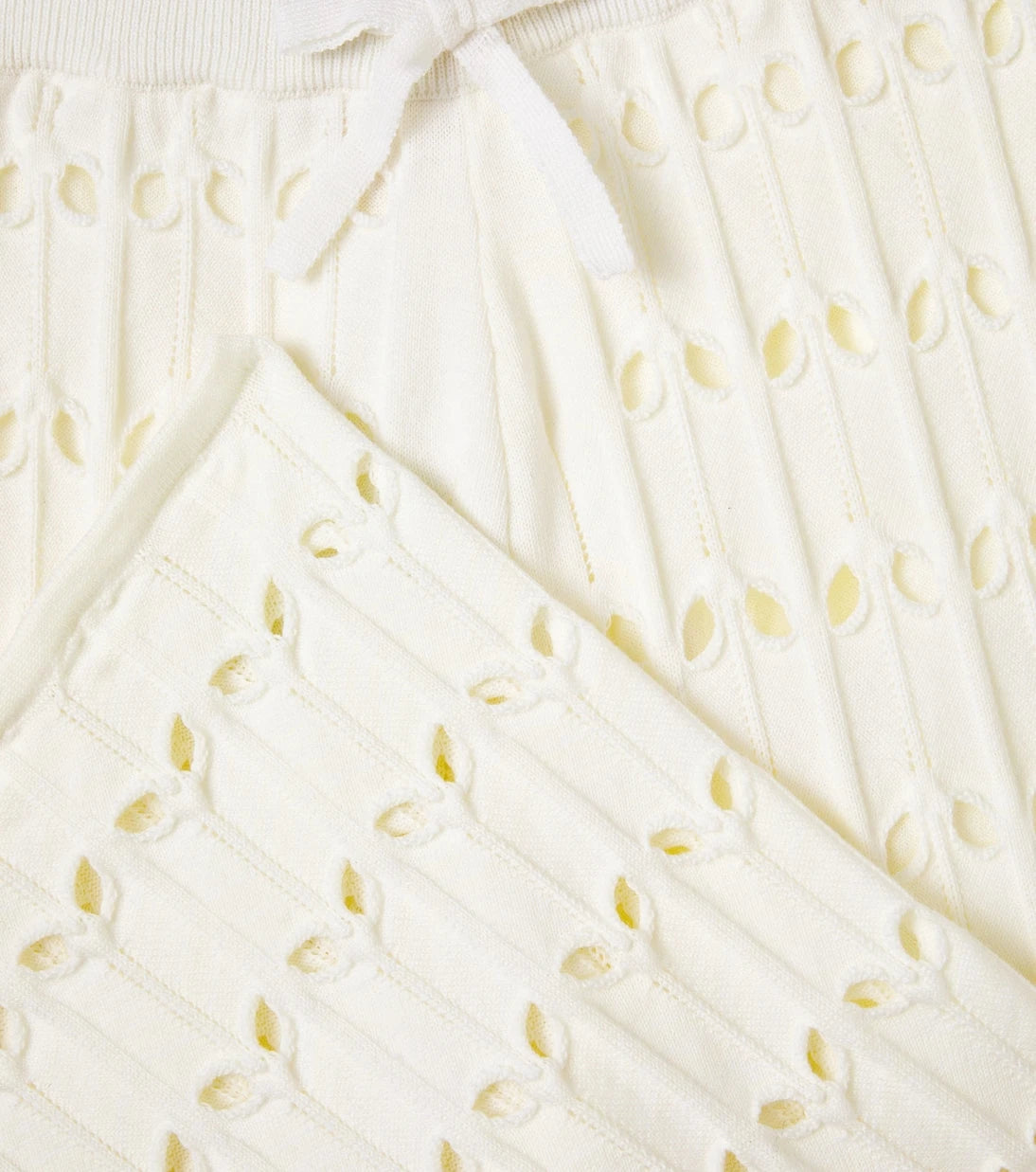 Zimmermann Kids - Knitted wool and cotton pants