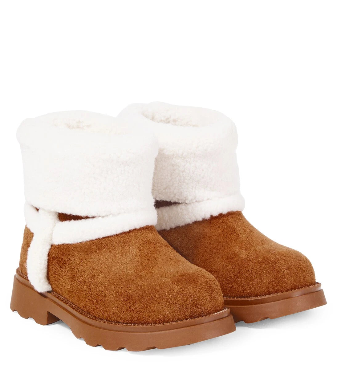 Monnalisa - Shearling-lined ankle boots