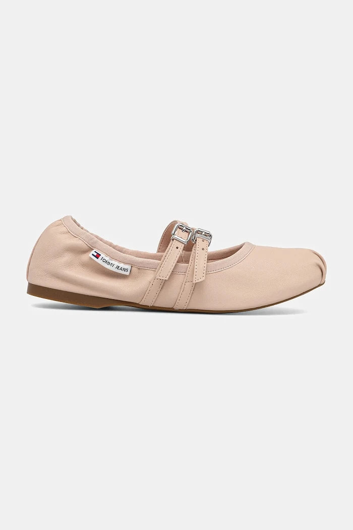 Кожени балеринки Tommy Jeans BALLERINA