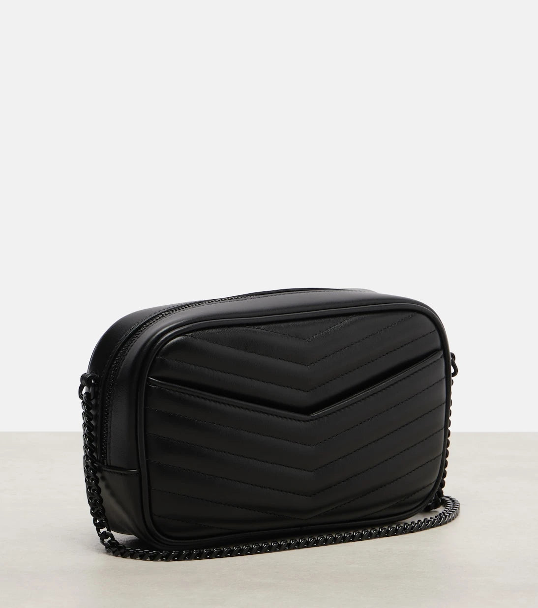 Saint Laurent - Lou Mini deri omuz çantası