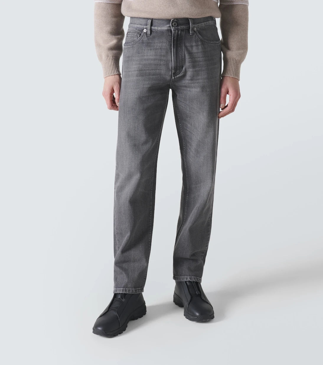 Zegna - Roccia faded straight jeans