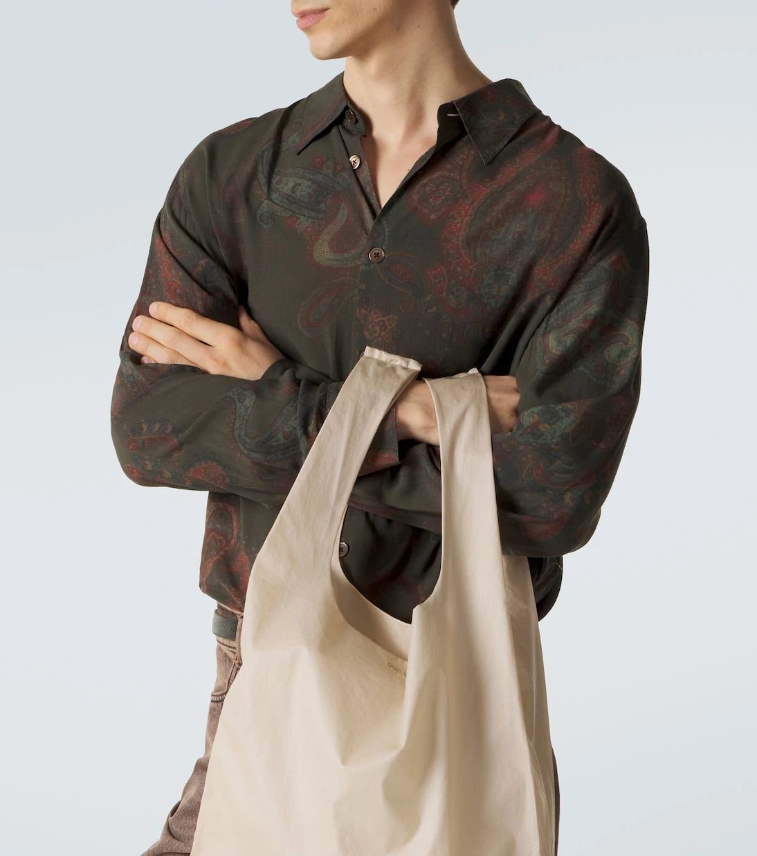 Our Legacy - Logo embroidered shopper