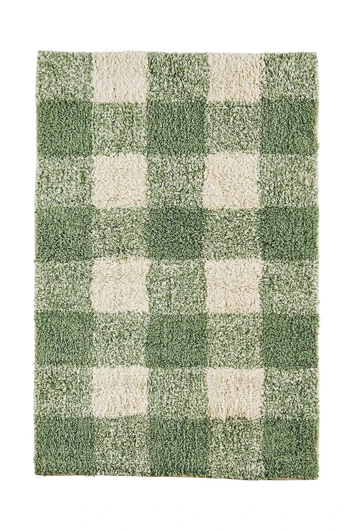 Килимче за баня Madam Stoltz Checked Tufted