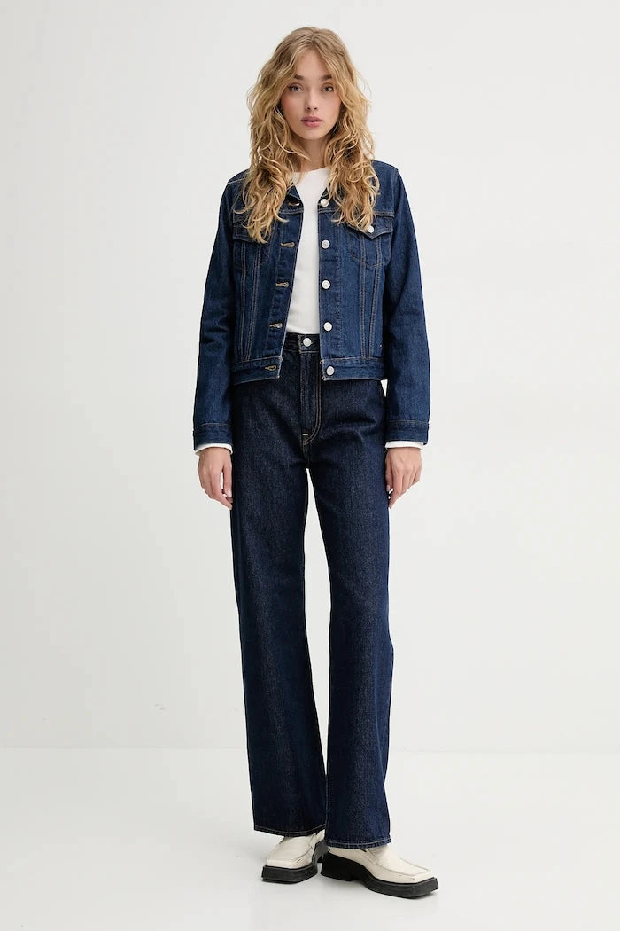 Levi's дънки wide leg дамски RIBCAGE WIDE LEG