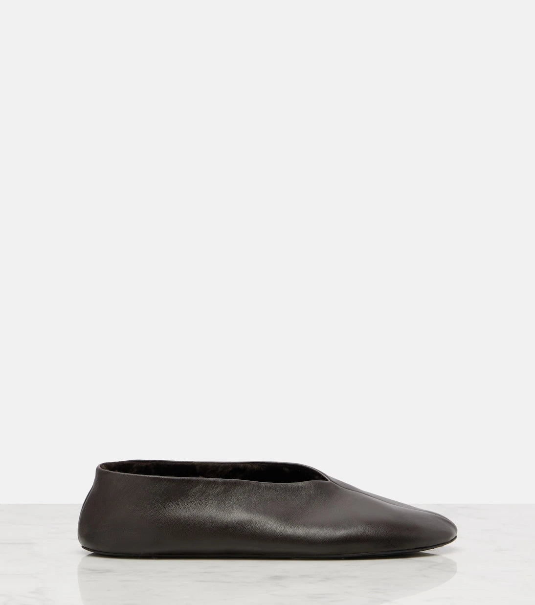 The Row - Stella leather ballet flats