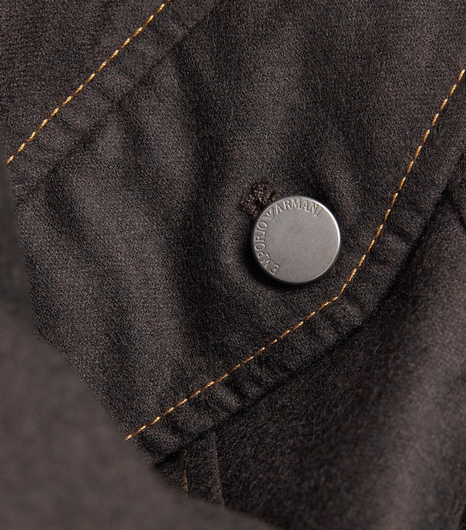 Emporio Armani Brown Denim Jacket