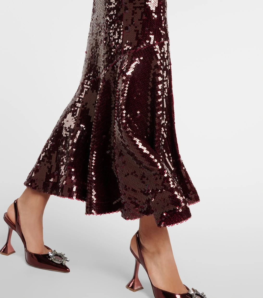 Rotate - Sequined maxi dress