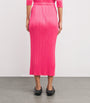 Pleats Please Issey Miyake Pink Monthly Colors March Midi Skirt