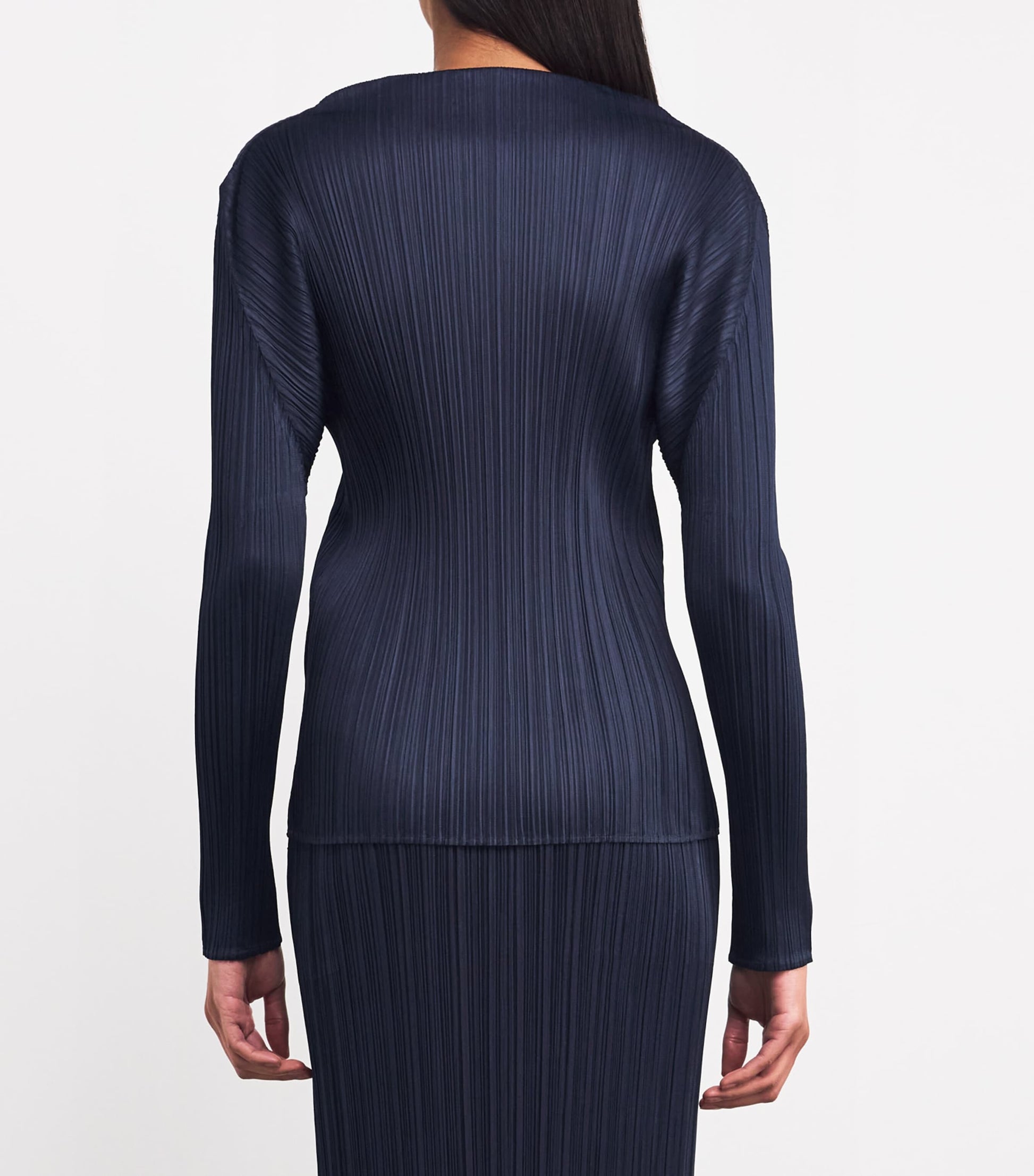 Navy New Colorful Basics 4 Long-Sleeve Top