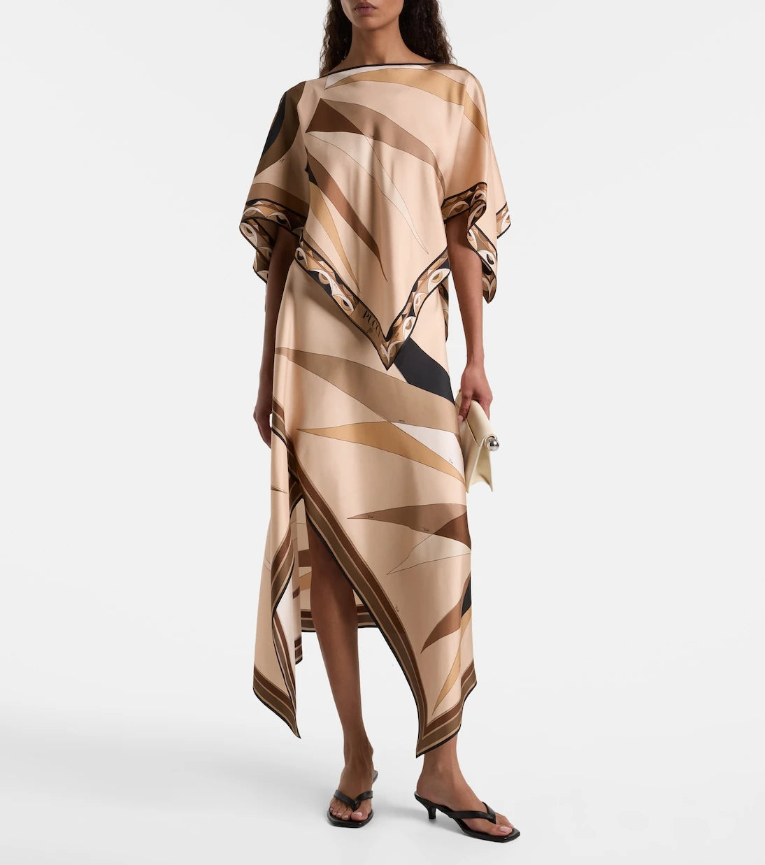 Pucci - Hawaii silk satin cape