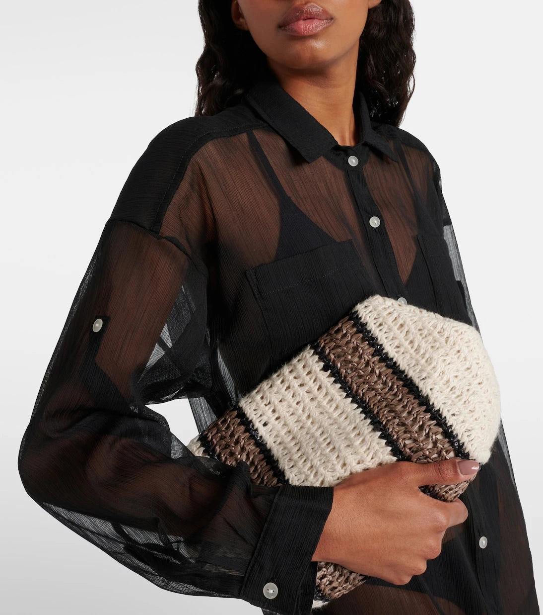 Jade Swim - Mika mesh shirt dress