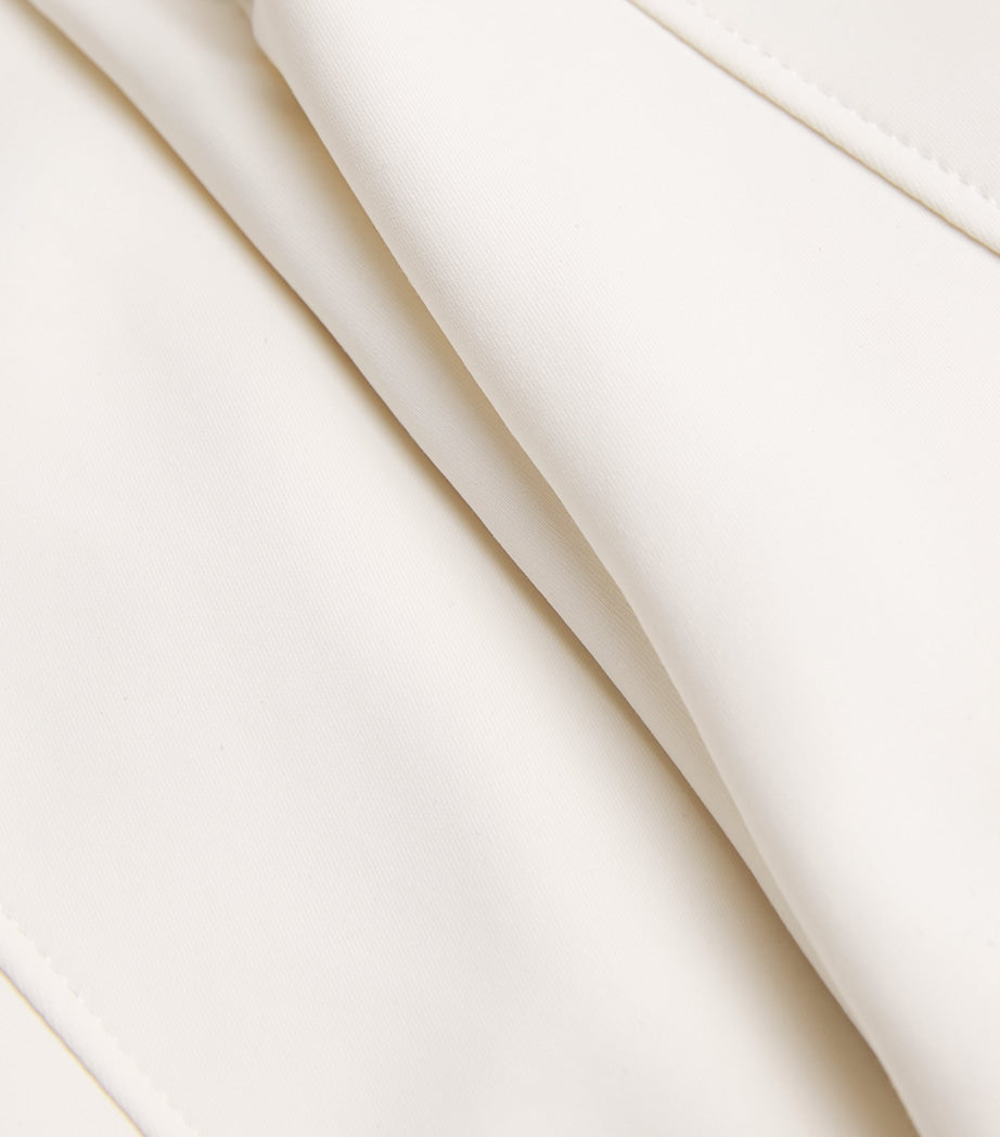 Good American White Scuba Corset Bodysuit