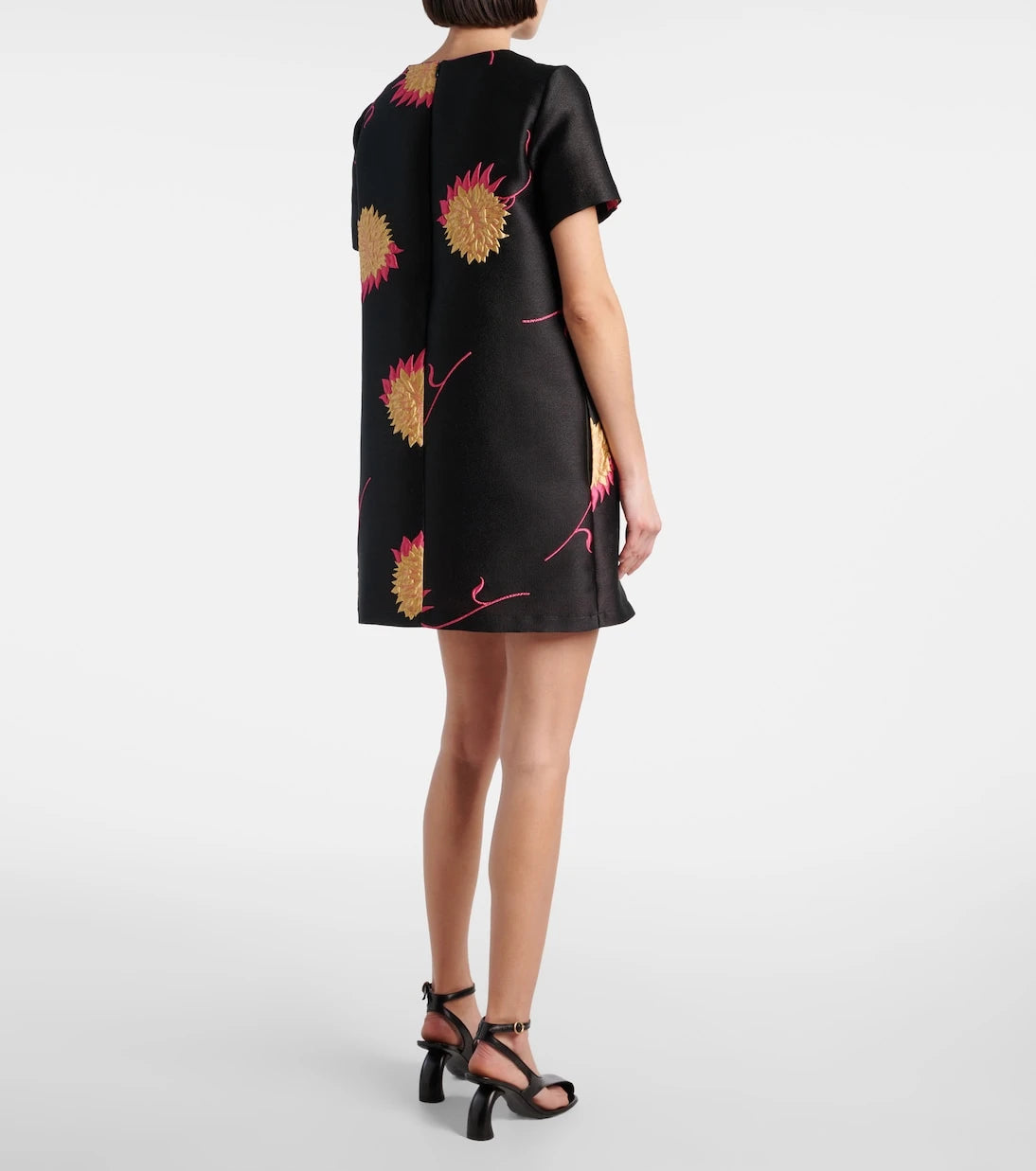 La DoubleJ - Swing jacquard minidress