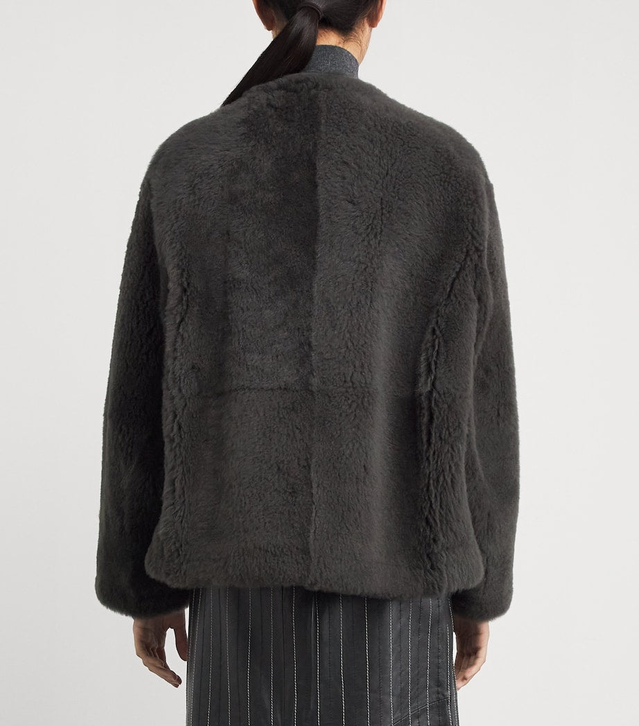 Green Shearling Jacket