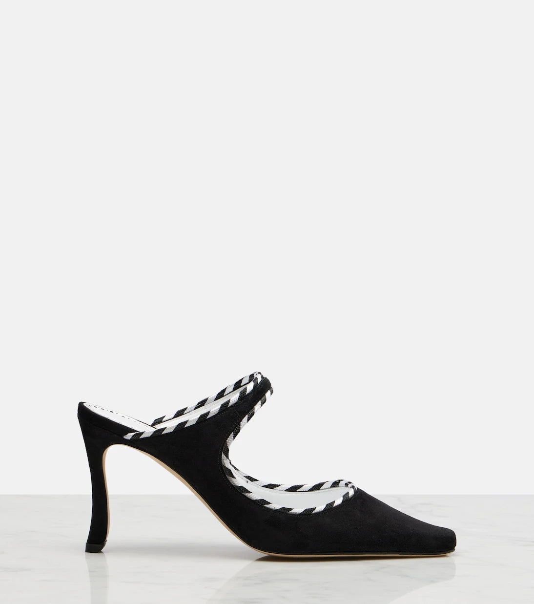 Manolo Blahnik - Pura suede mules