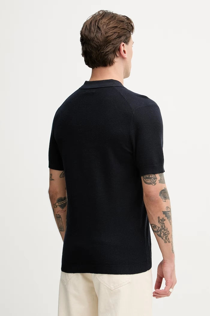 Hackett London тениска с яка мъжка с памук