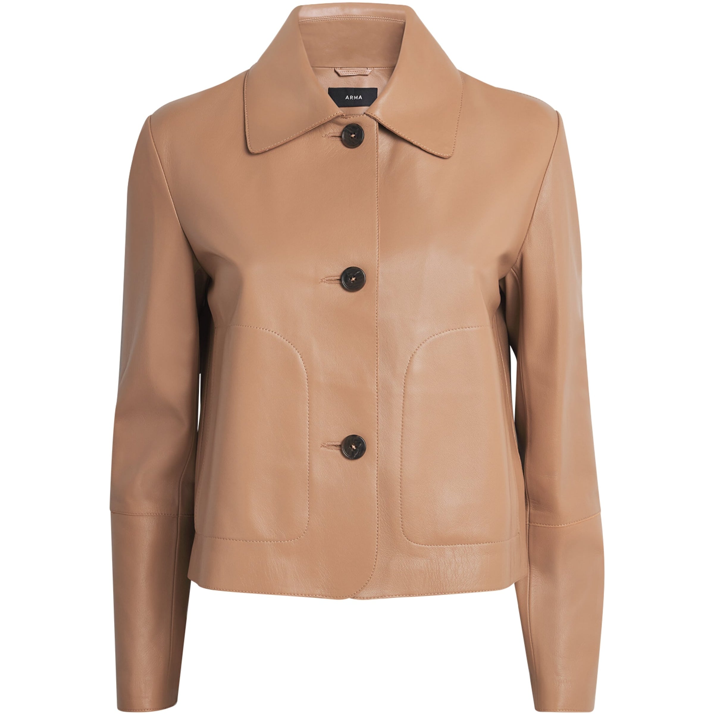 Arma Brown EMY Leather Jacket