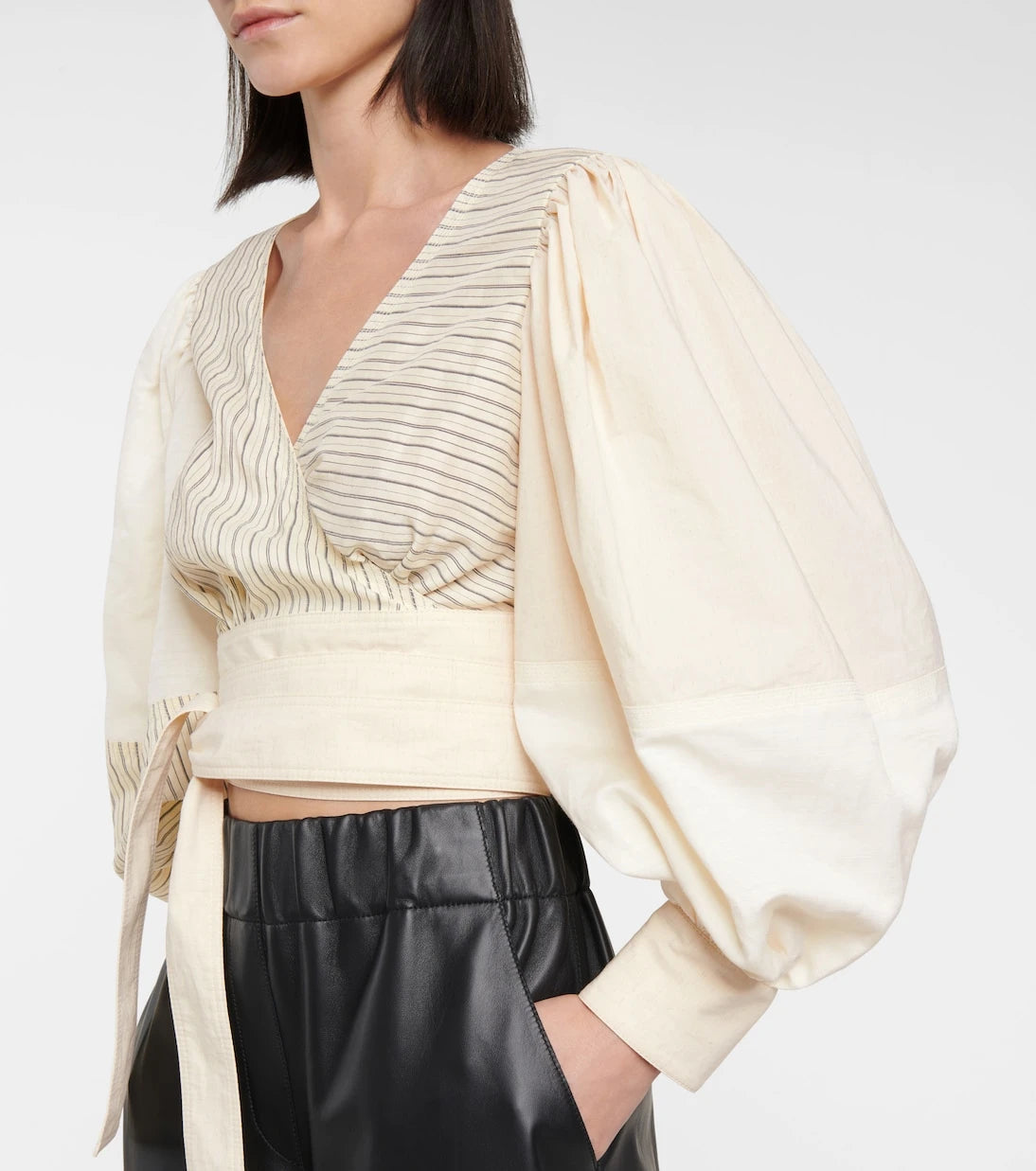 Loewe - Puff sleeve wrap top