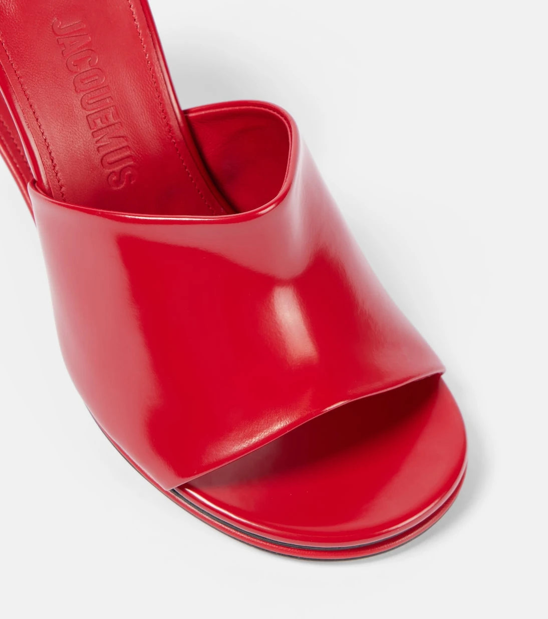 Jacquemus - Les Doubles Mules leather mules