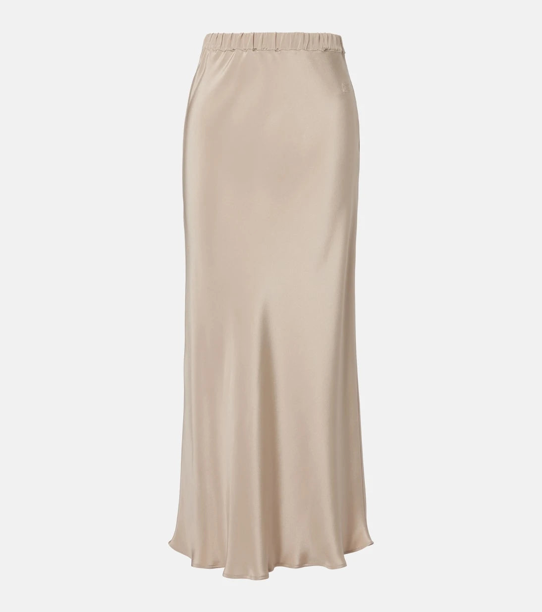 Max Mara - Silk satin slip skirt