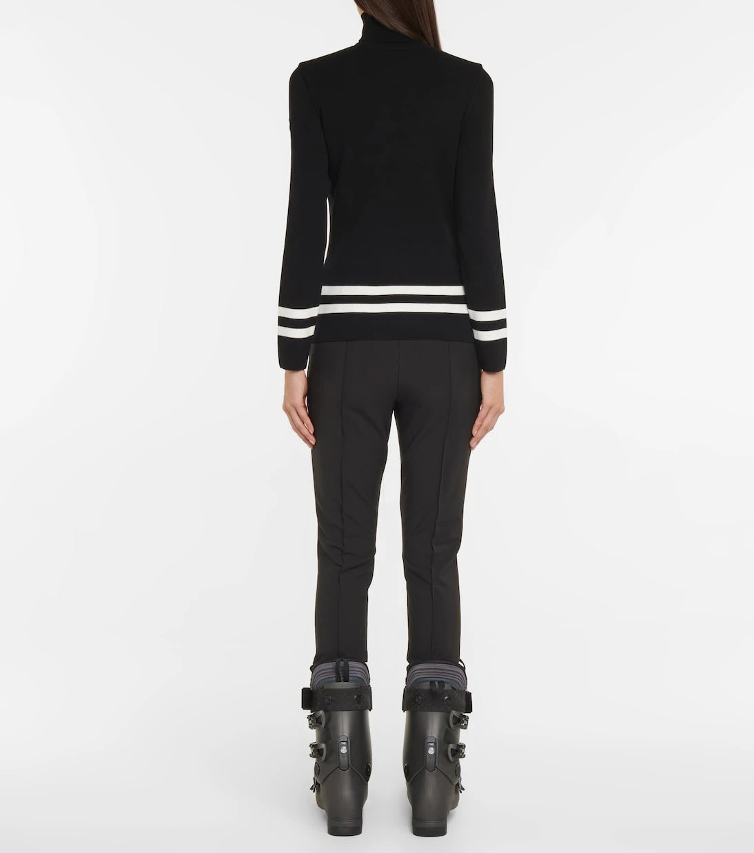 Fusalp - Striped turtleneck knit sweater