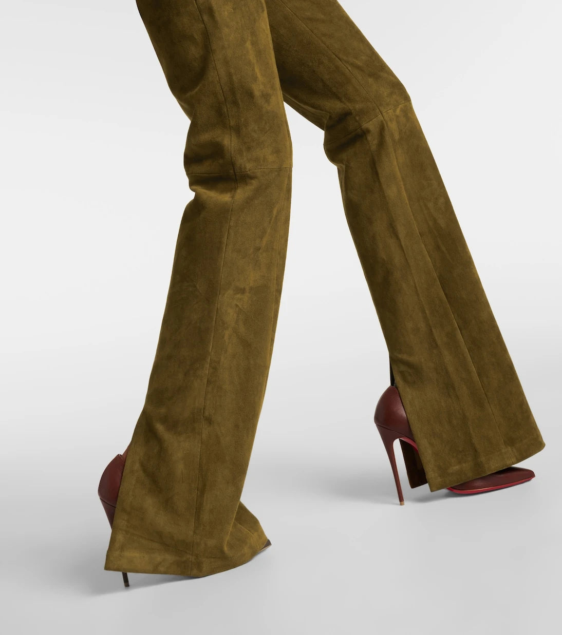 Stouls - Kam 24 suede flared pants