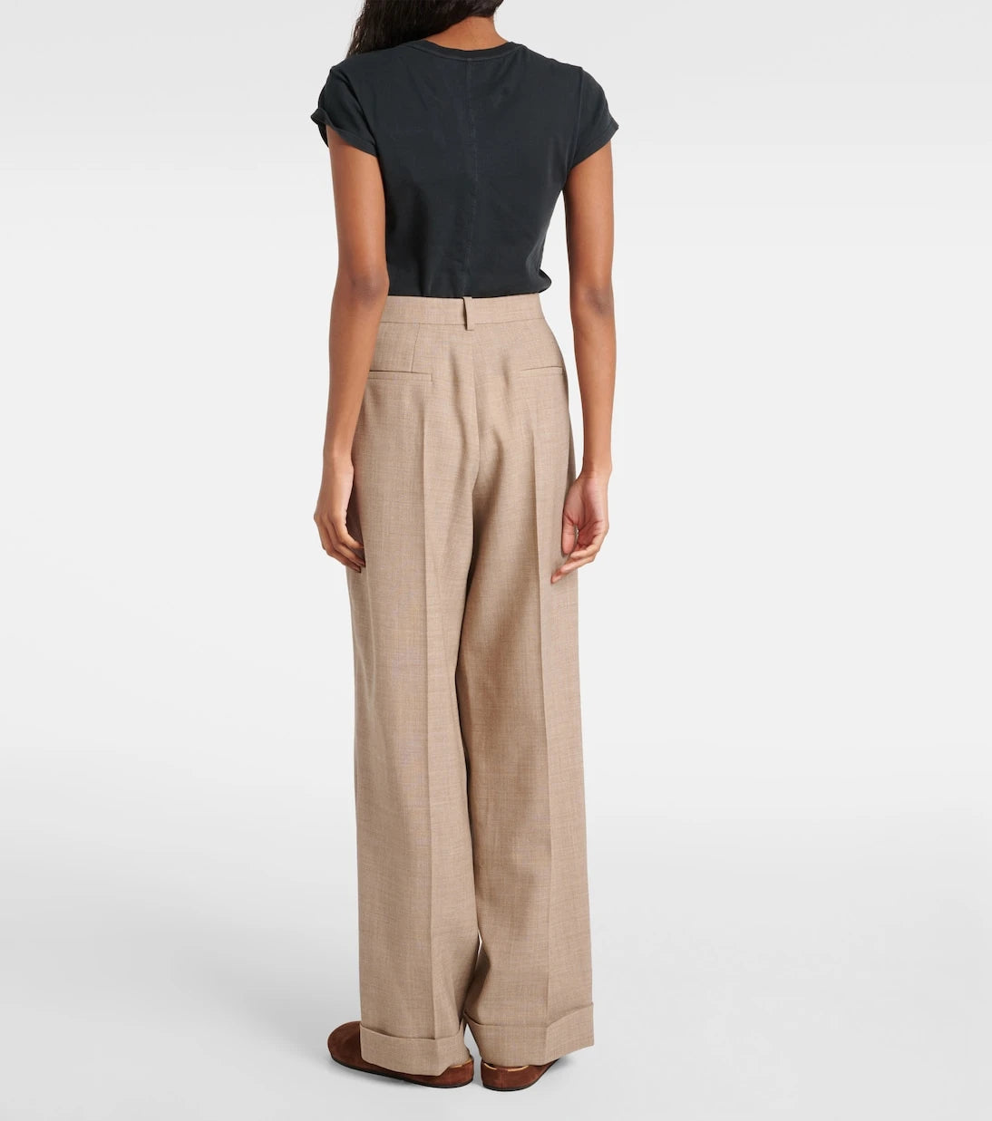 The Row - Tor virgin wool wide-leg pants